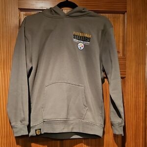 Pittsburgh Steelers Gray Hoodie